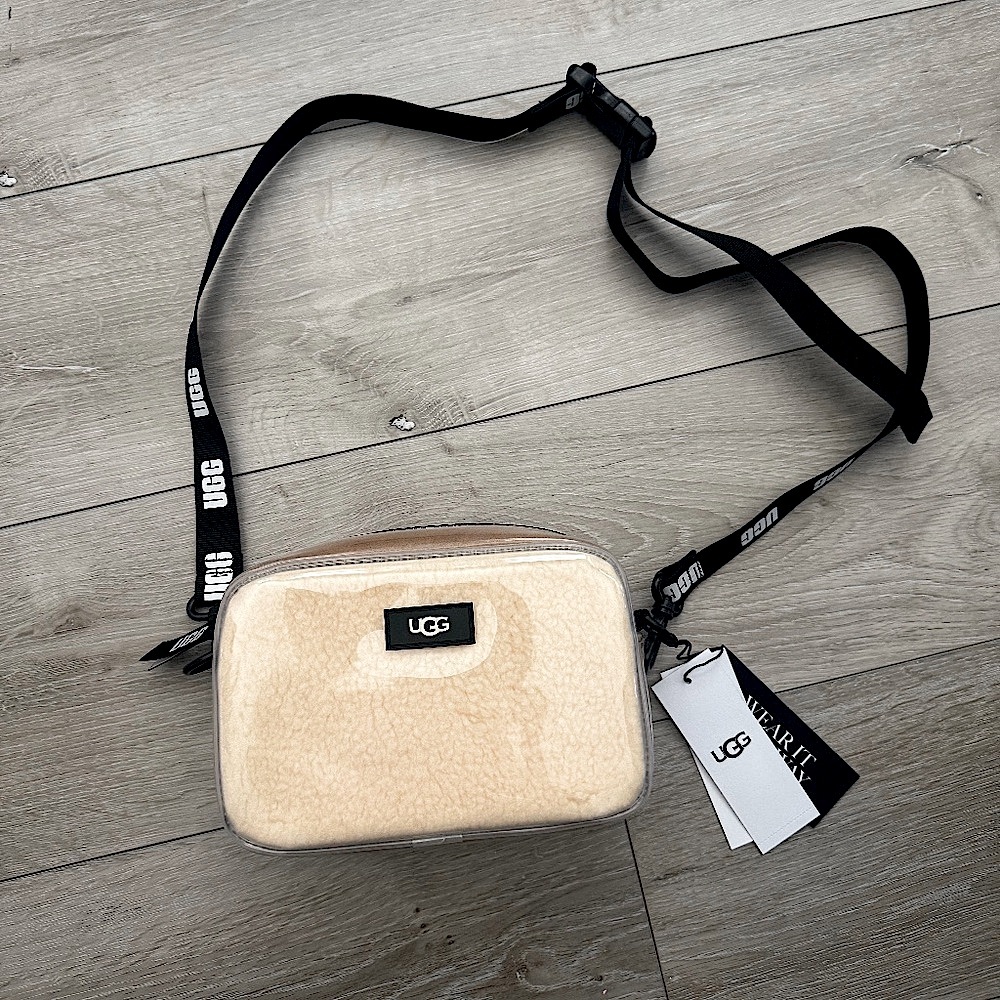 UGG Janey II Clear Convertible Crossbody/Fanny Pack – Natural (NWT)
